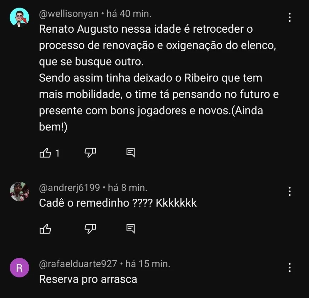 Repercussão via YouTube