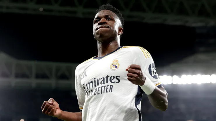 Vini Jr virou alvo de críticas na Espanha (Foto: Gonzalo Arroyo Moreno/Getty Images)
