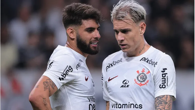 Roger Guedes bomba no Catar e repercussão chega até na torcida do Corinthians. Foto: Ettore Chiereguini/AGIF