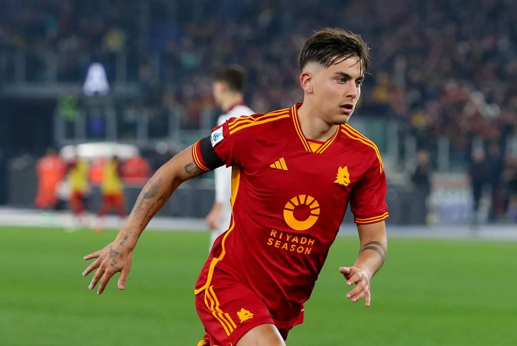 Dybala em ação pela Roma. (Photo by Paolo Bruno/Getty Images)