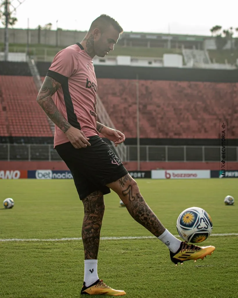 Luan é uma das novidades do EC Vitória. Foto: Victor Ferreira/EC Vitória