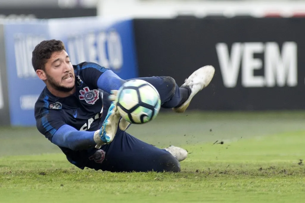 Goleiro nos tempos de Corinthians. Foto: Daniel Vorley/AGIF