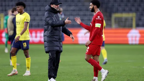 Em Bruxelas, o Liverpool enfrentou o Union Saint-Gilloise pela fase de grupos da Liga Europa (Foto: Dean Mouhtaropoulos/Getty Images)