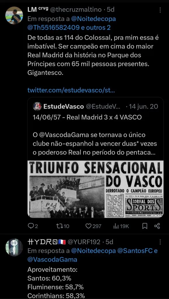 Repercussão via Twitter