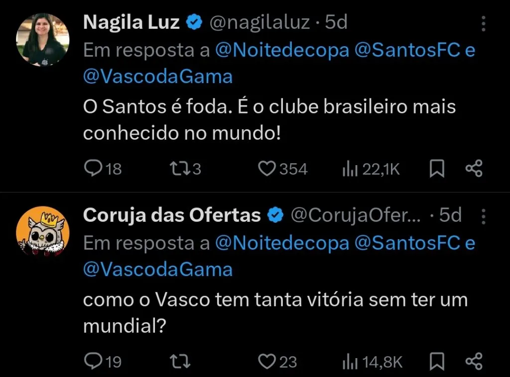 Repercussão via Twitter