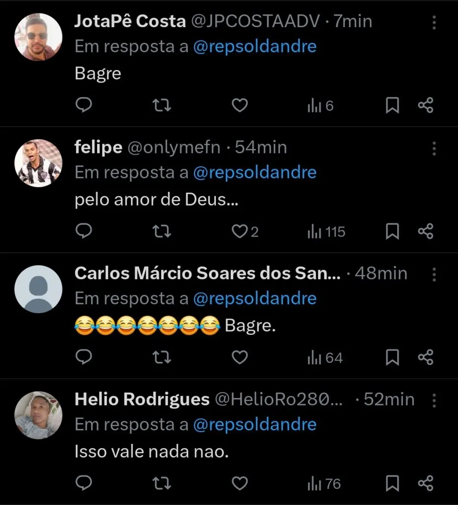Repercussão via Twitter
