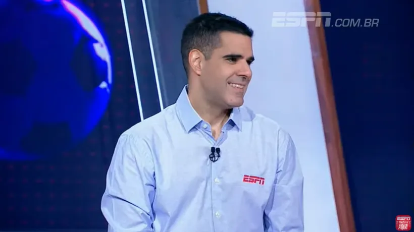 Paulo Andrade troca a ESPN pela Globo | Foto: Reprodução/Youtube/ESPN