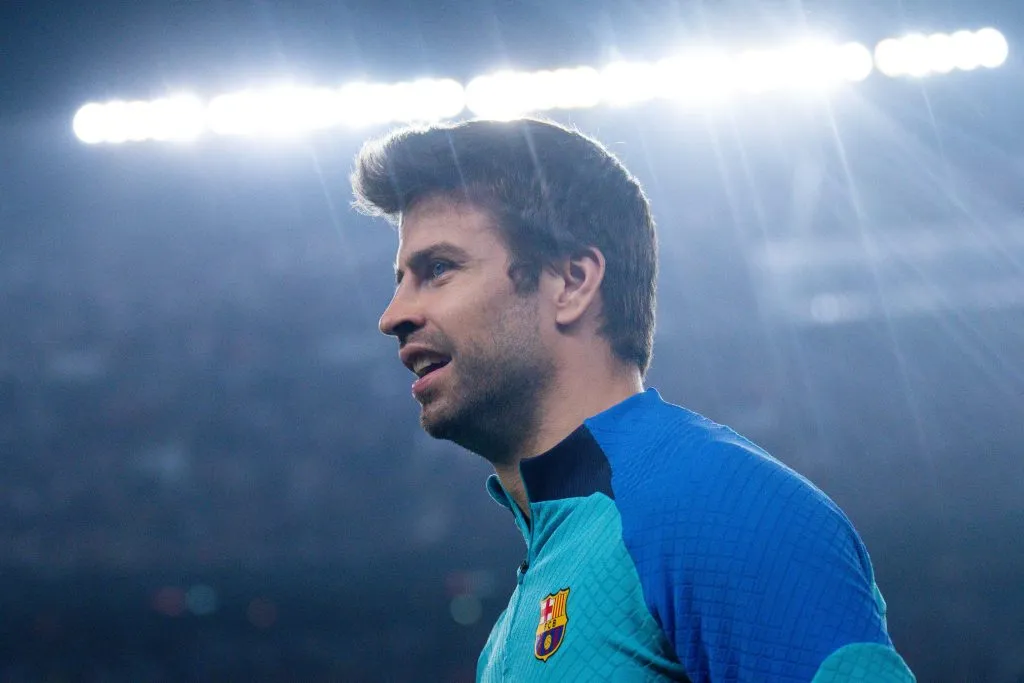 Gerard Pique of FC Barcelona (Photo by Aitor Alcalde/Getty Images)