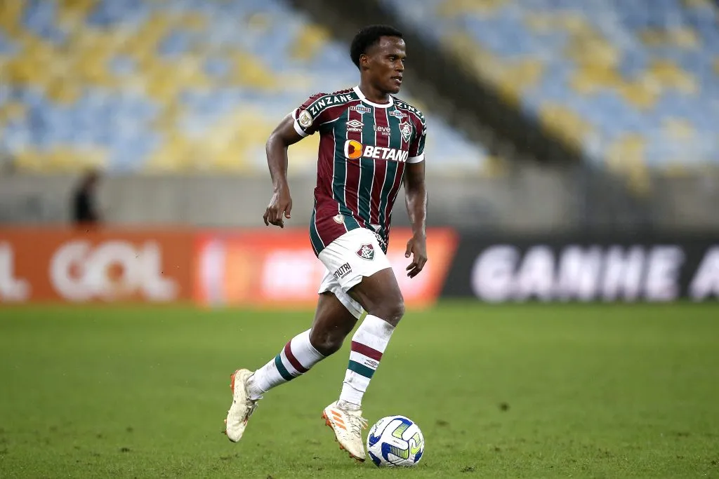 Jhon Arias em ação pelo Fluminense (Photo by Wagner Meier/Getty Images)