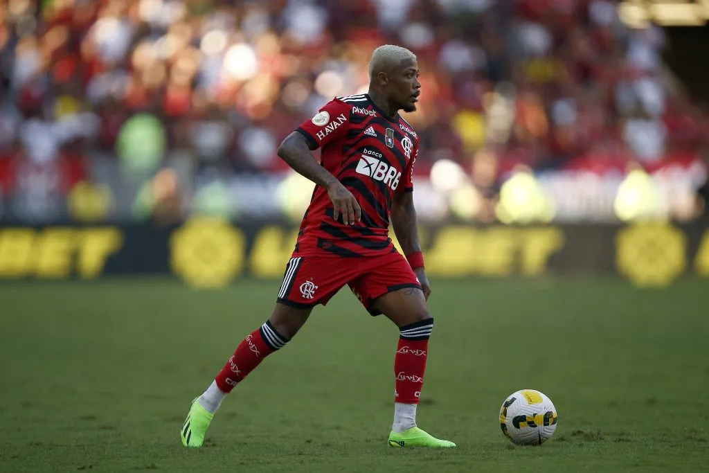 Atacante no duelo diante do Athletico Paranaense (Photo by Wagner Meier/Getty Images)