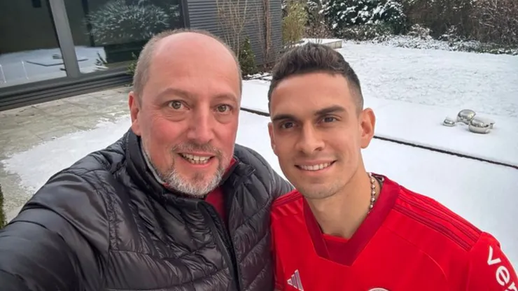 Presidente do Inter expôs trecho de conversa com Borré (Foto: Reprodução/Twitter Alessandro Barcellos)