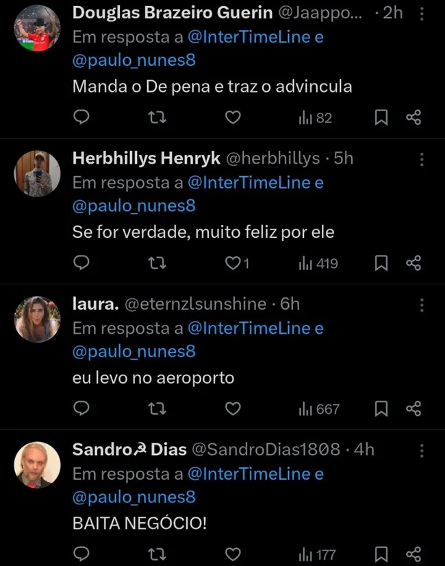 Repercussão via Twitter