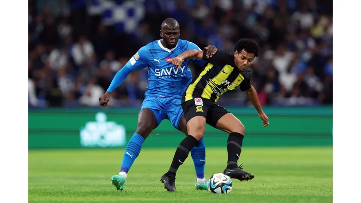 Em Riad, Al Hilal e Al Ittihad fizeram jogo valendo pela Liga Saudita, com vitória da equipe treinada por Jorge Jesus (Foto: Yasser Bakhsh/Getty Images)