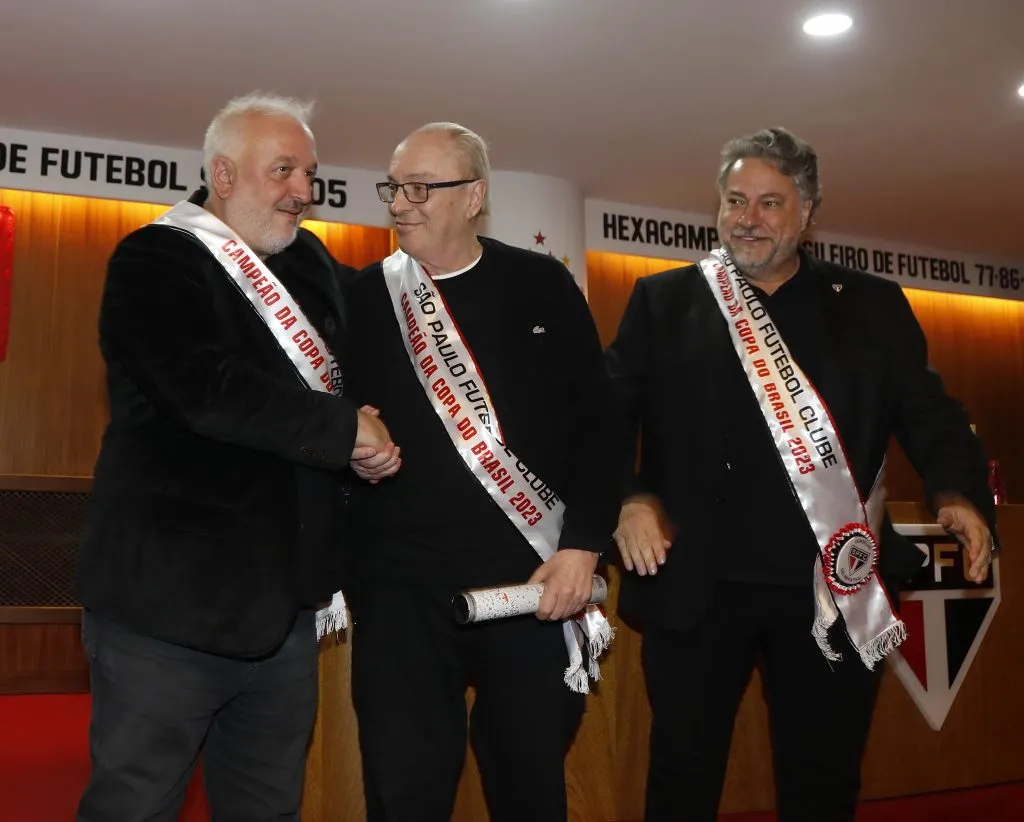 Belmonte dispara contra Abel Ferreira. Foto: Rubens Chiri/Saopaulofc.net