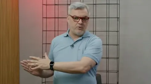 O apresentador fez duras críticas ao técnico gremista (Foto: Reprodução/YouTube/Debate Raiz)