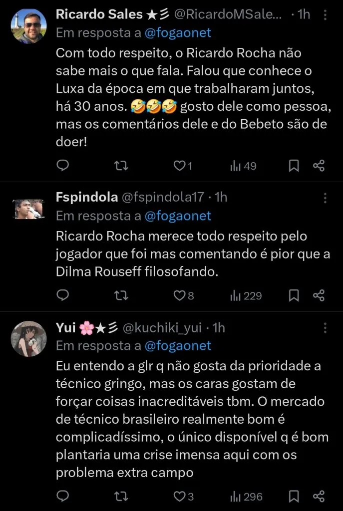 Repercussão via Twitter