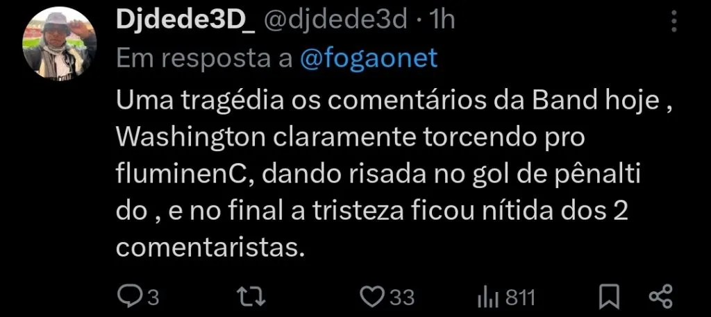 Repercussão via Twitter