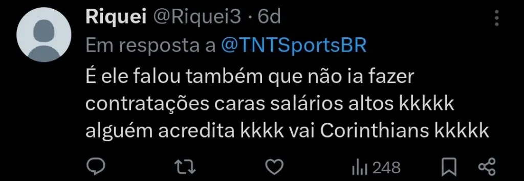 Repercussão via Twitter