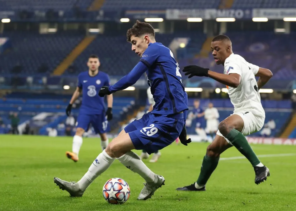 Kaio em ação contra o Chelsea. (Photo by Catherine Ivill/Getty Images)