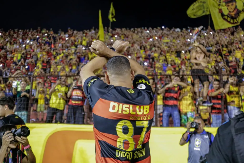 Diego pelo Sport. Foto: Rafael Vieira/AGIF