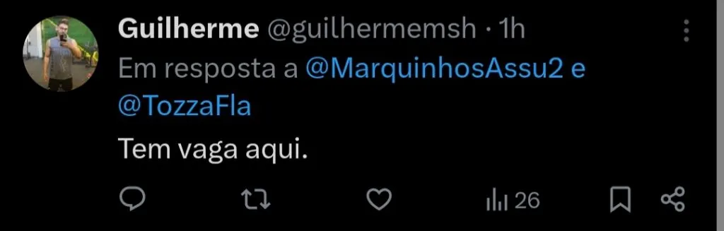 Repercussão via Twitter