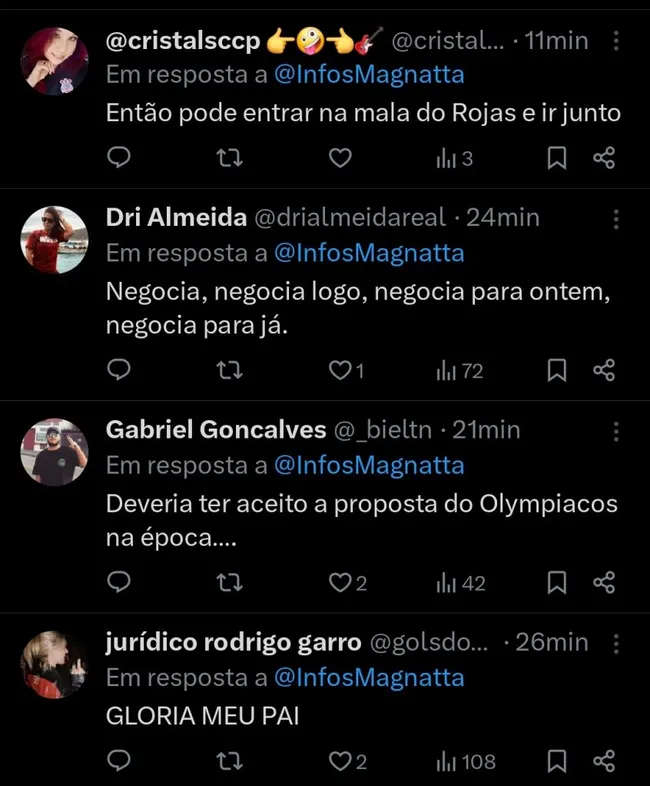 Repercussão via Twitter