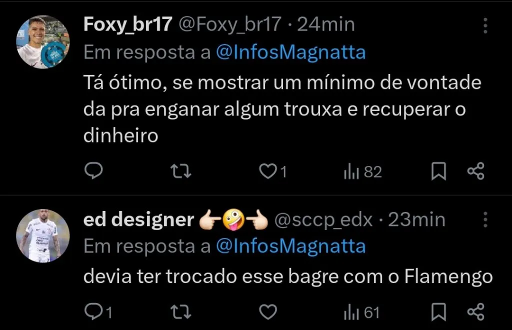 Repercussão via Twitter