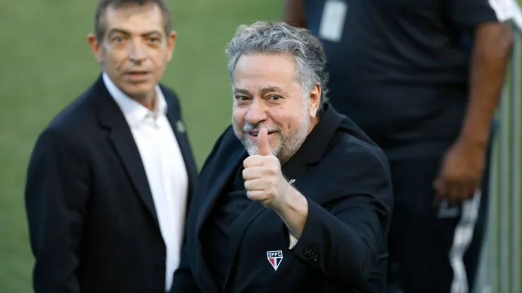 Presidente Julio Casares: Sâo Paulo quer anunciar novo reforço (Foto: Ricardo Moreira/Getty Images)