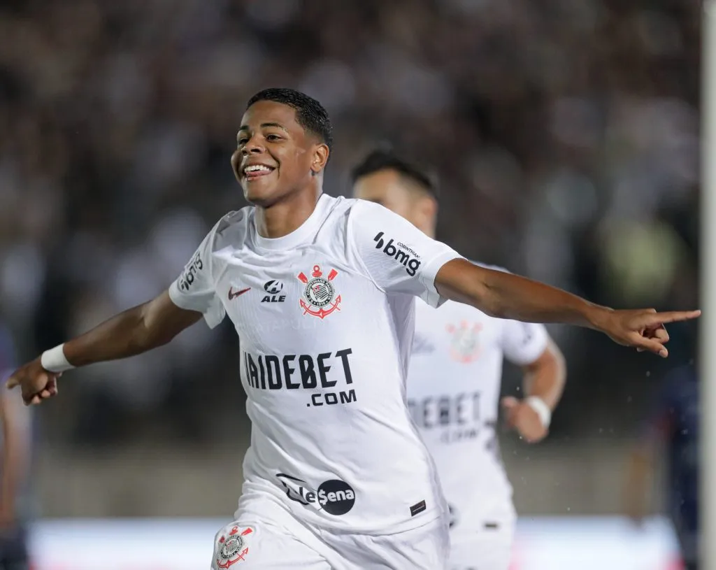 Wesley comemora seu gol | Foto: Rodrigo Coca/Agência Corinthians