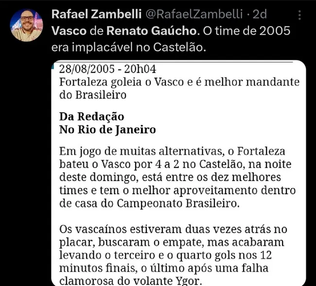 Repercussão via Twitter
