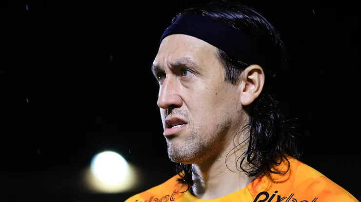 O goleiro se manifestou no vestiário do Corinthians (Foto: Buda Mendes/Getty Images)