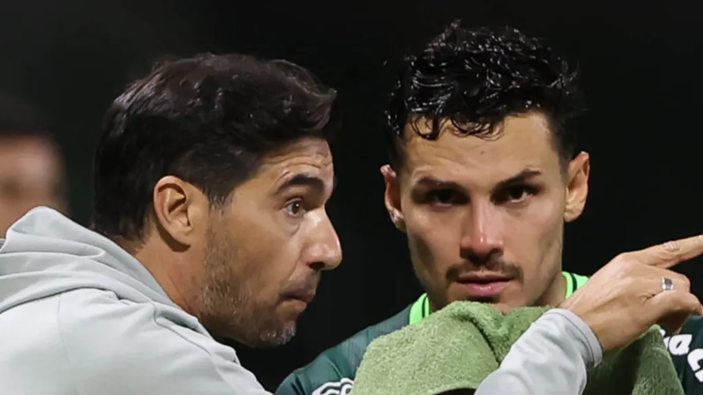 Abel Ferreira Raphael Veiga Palmeiras