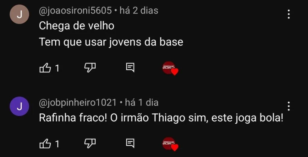 Repercussão via YouTube