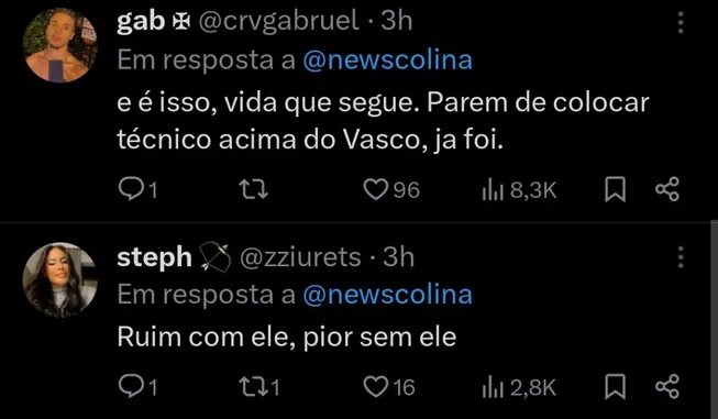 Repercussão via Twitter