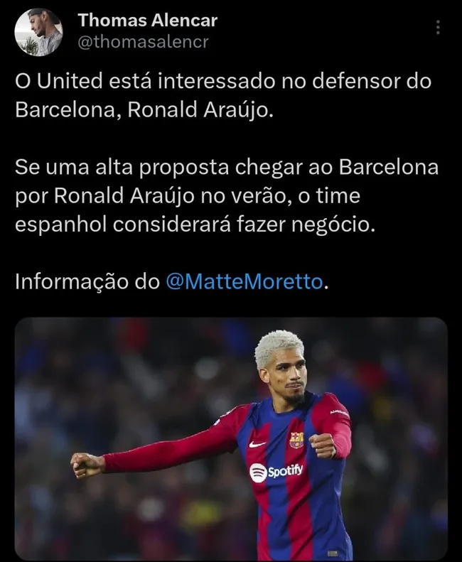 Repercussão via Twitter