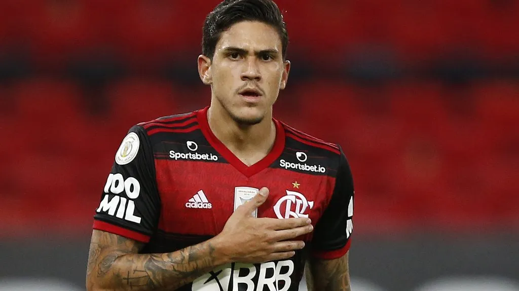Pedro em ação pelo Flamengo (Photo by Wagner Meier/Getty Images)