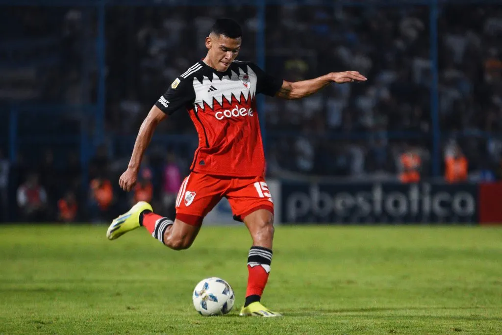 Marcelo Herrera em ação pelo River Plate. (Photo by Joaquín Camiletti/Getty Images)