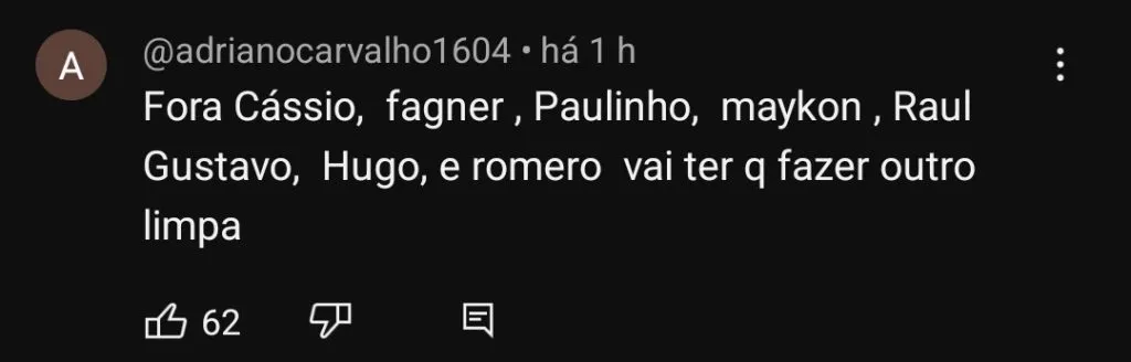 Repercussão via YouTube