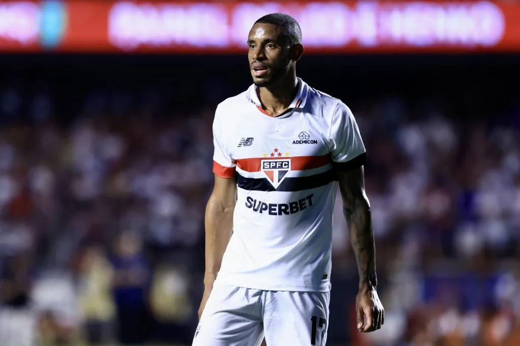 André Silva em campo pelo Tricolor. Foto: Marcello Zambrana/AGIF