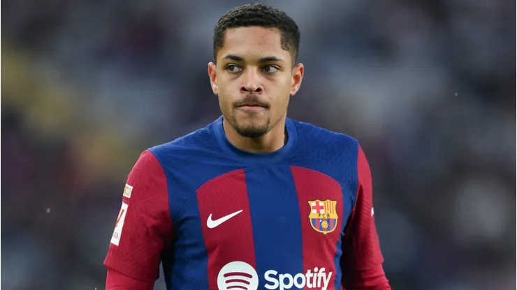 Vitor Roque of FC Barcelona . (Photo by David Ramos/Getty Images)