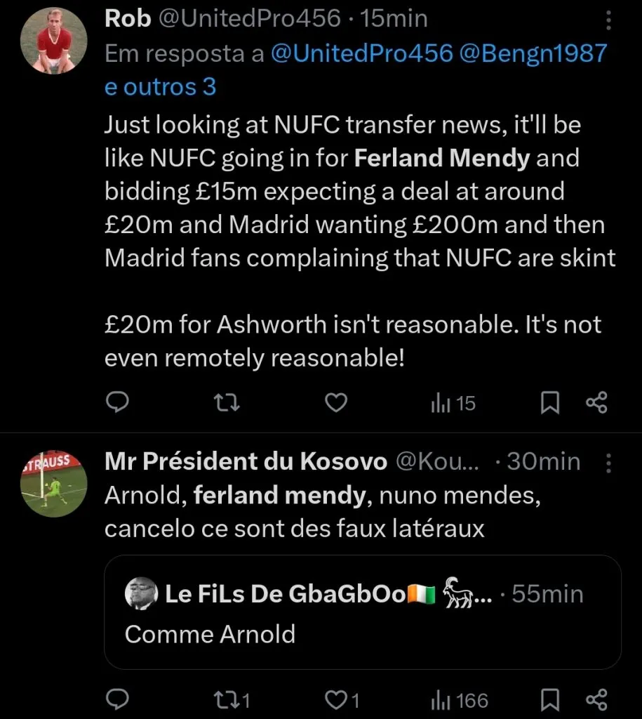 Repercussão via Twitter