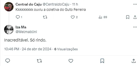 Reprodução/X