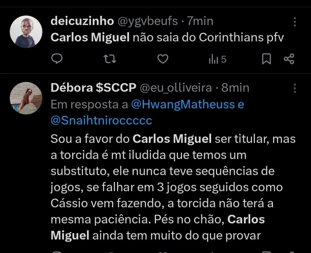 Repercussão via Twitter