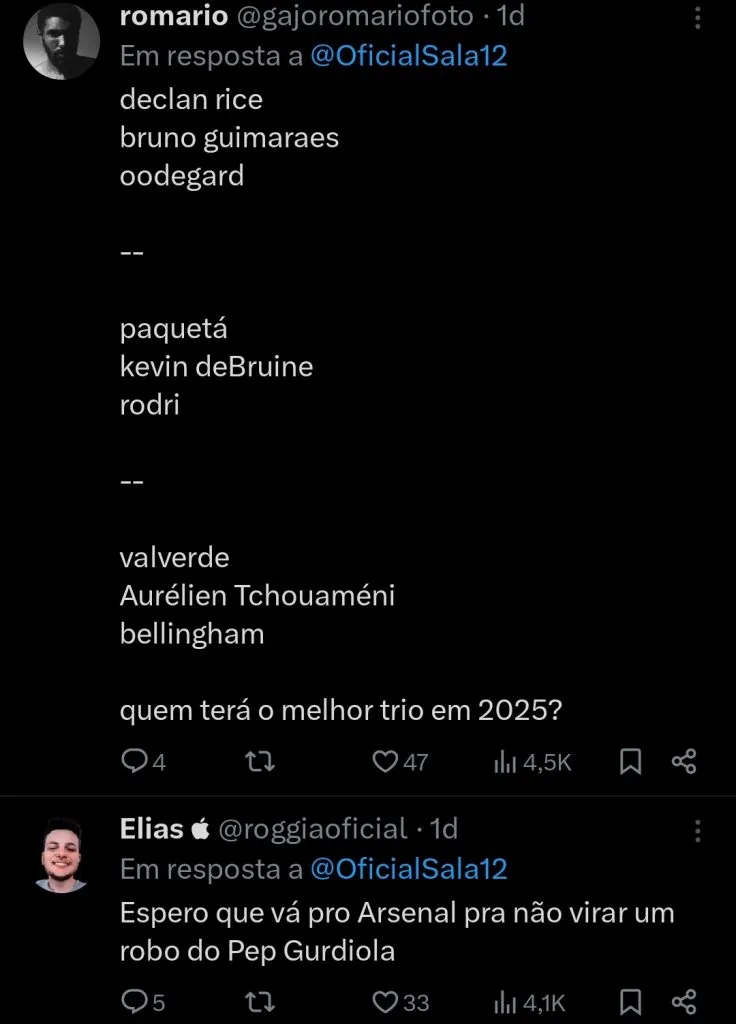 Repercussão via Twitter