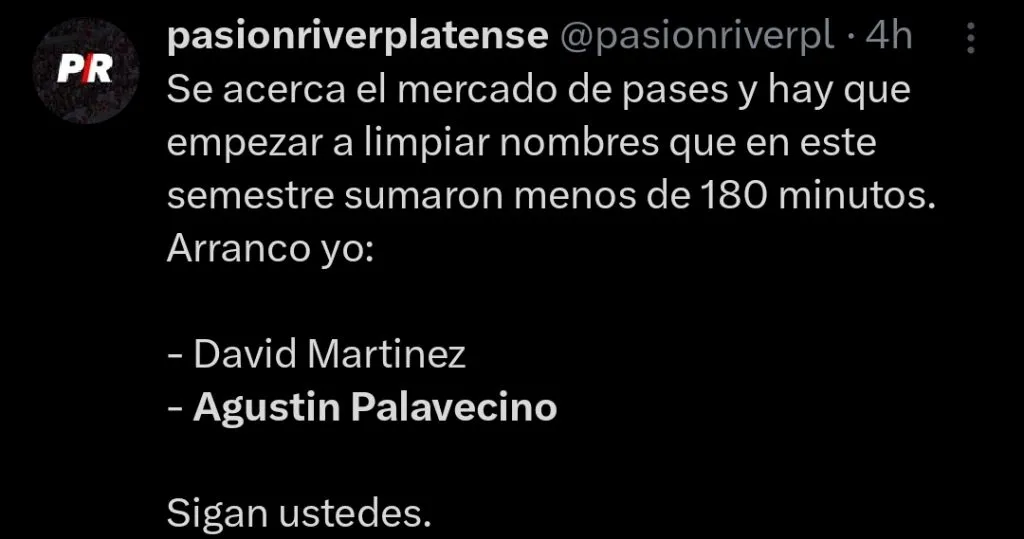 Repercussão via Twitter