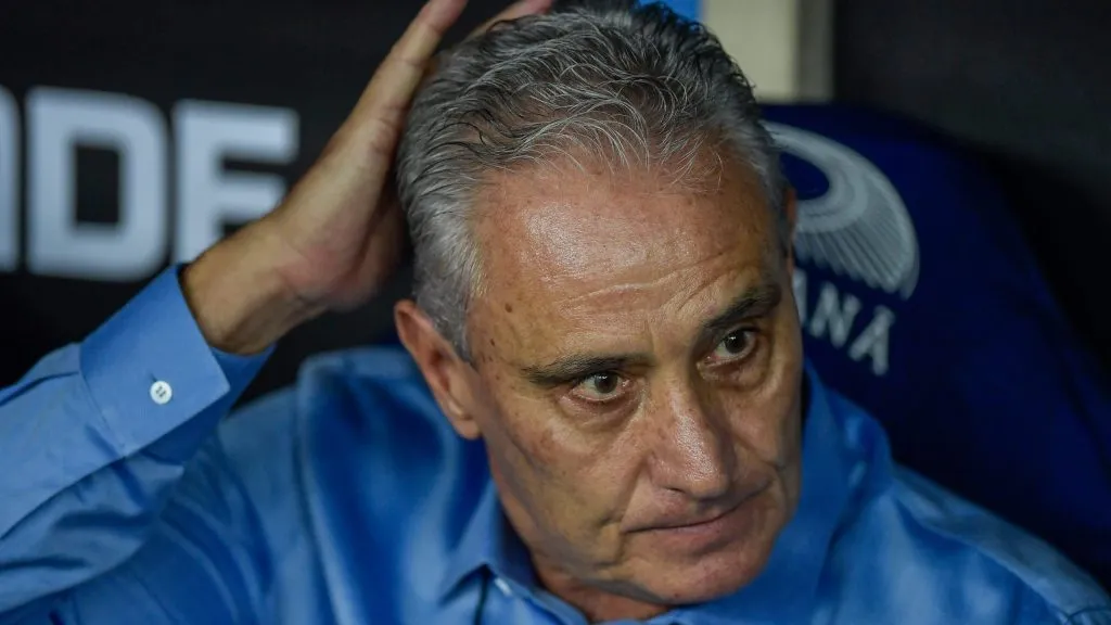 Tite, técnico do Flamengo. Foto: Thiago Ribeiro/AGIF