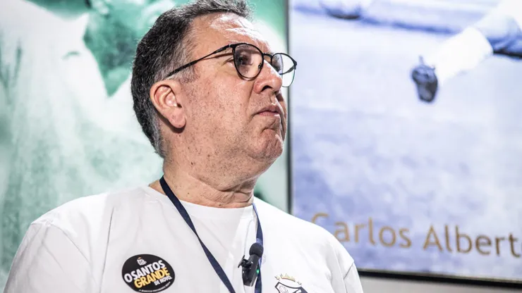 Presidente do Santos. Foto: Raul Baretta/ Santos FC.