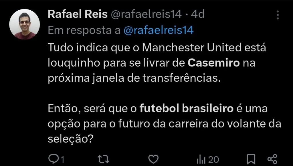 Rafael Reis via Twitter