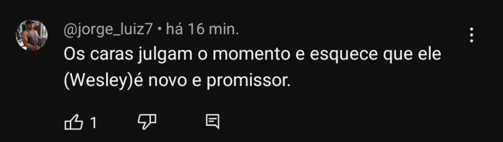 Repercussão via YouTube