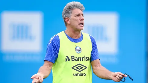 Renato vai mexer no Grêmio contra o Estudiantes (Foto: Lucas Uebel/Grêmio/Divulgação)